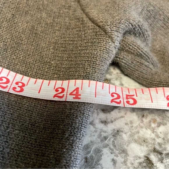 Tosani Canada Vintage 90s Tan Geometric Striped Crewneck Grandpa Sweater Mens XL - Picture 8 of 8